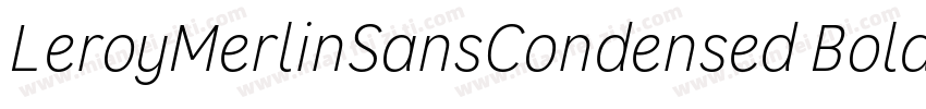 LeroyMerlinSansCondensed Bold字体转换